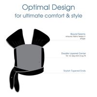 Baby Sense Wrap Carrier - Black & Grey